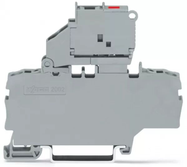 BORNE FUSIBLE 2-COND.PONTAGE 2X GRIS