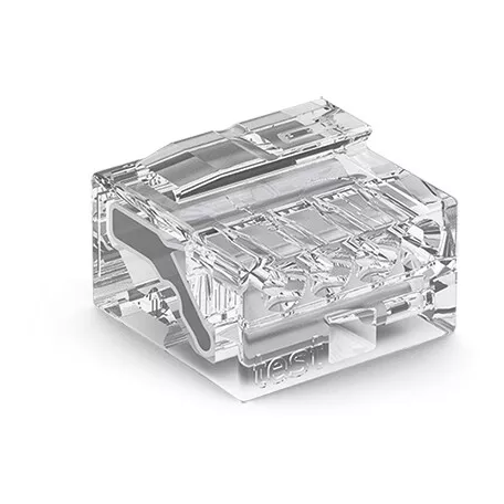 Borne micro pour bo�te de d�rivation 4C / 0,4-0,5 mm / Transparent (243-144)
