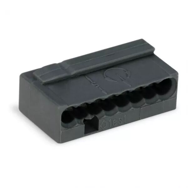 Borne micro pour bo�te de d�rivation 8C / Gris fonc� (243-208)