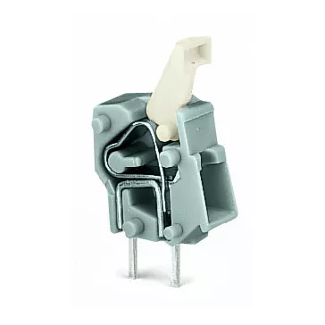 Borne modulaire CI / 2, 5 mm� / Pas 5-5,08 mm / Poussoir droit / Gris (257-401)