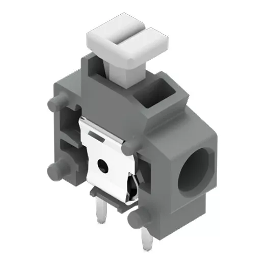 Borne modulaire CI 1C / 2,5 mm� / Poussoir + test / Pas 5-5,08 mm / Gris (235-401/332-000)