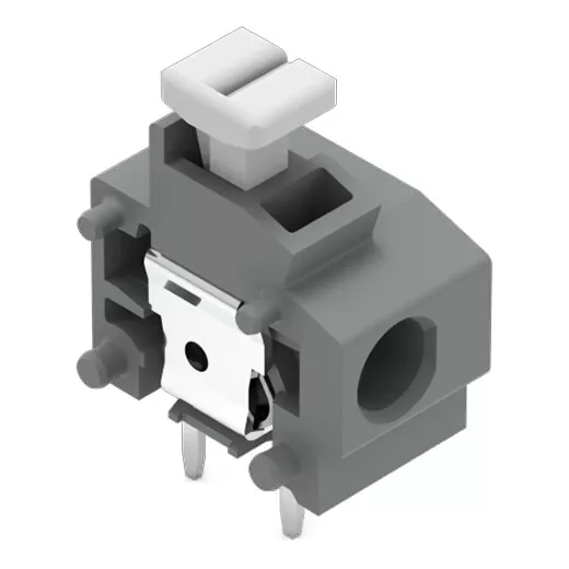 Borne modulaire CI 1C / 2,5 mm� / Poussoir + test / Pas 7,5-7,62 mm / Gris (235-501/332-000)