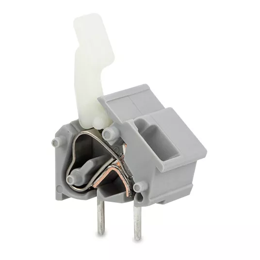 Borne modulaire pour circuits imprim�s poussoir manuel 2,5mm� pas 10/10,16mm 1 p (256-766/333-000)