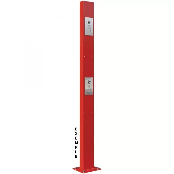 BORNE PL/VL ACIER 4 MM-HAUT 250 CM POUR 2 PLATINES-PRODUIT NI REPRIS, NI �CHANG�