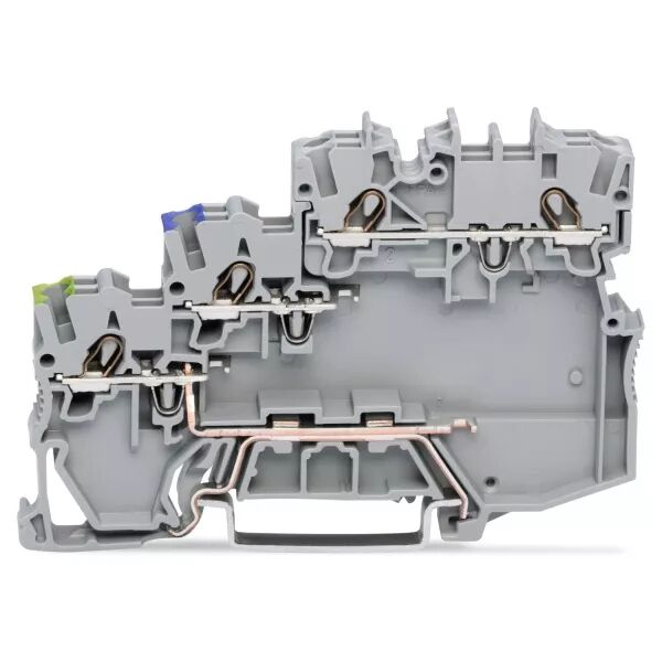 Borne pour capteurs PNP, 3 conducteurs - PE racc Rail (2000-5317/102-000)