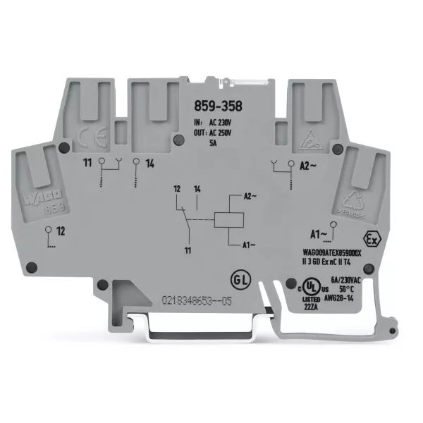 Borne relais 230 Vac 1U859-358