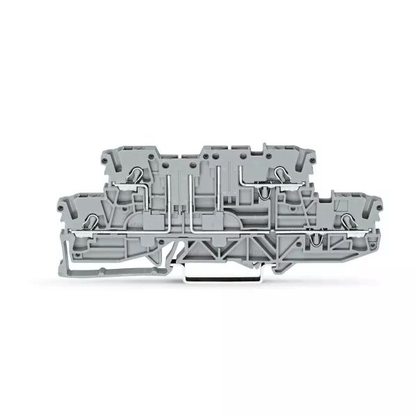 Borne sectionnable double � deux �ta gris (2002-2941)