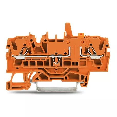 Borne sectionnable et de mesure pour avec verrouillage m�canique avec ouverture (2002-1672/401-000)