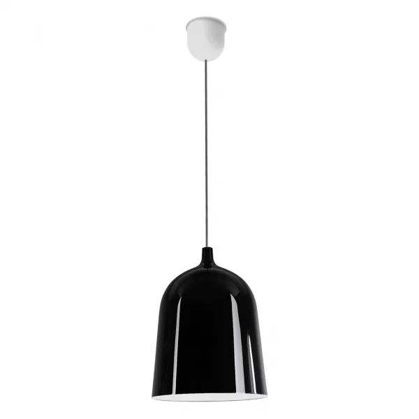 BOTTLE noir int�rieur noir, E14, suspension 40W maxi, livr� sans ampo (BOT40B)