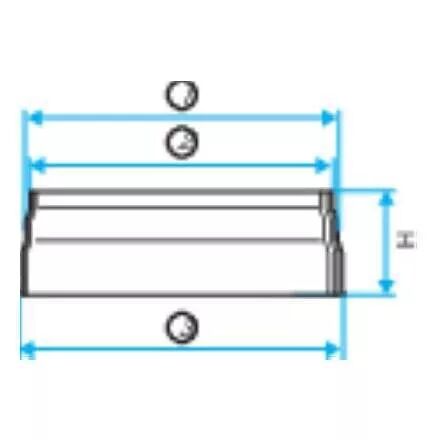 BOUCHON M�LE FEMELLE ALUMINIUM - DIAM�TRE 500