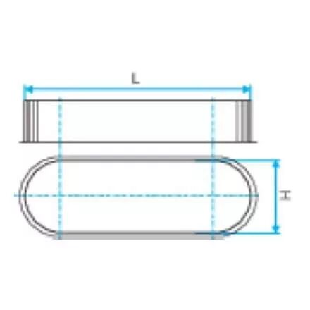 BOUCHON M�LE OBLONG BMO - L 950MM X H 320MM