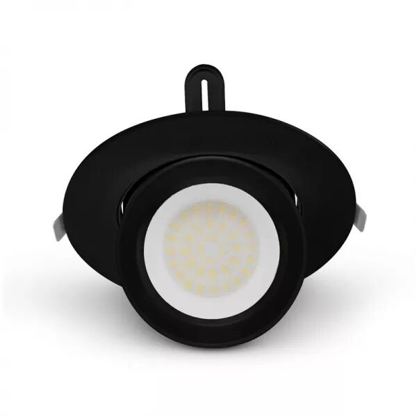 BOUTICA CCT SPOT ESCARGOT DIAM 195MM ORIENT 38W 3K 4K 5700K NOIR 5ANS