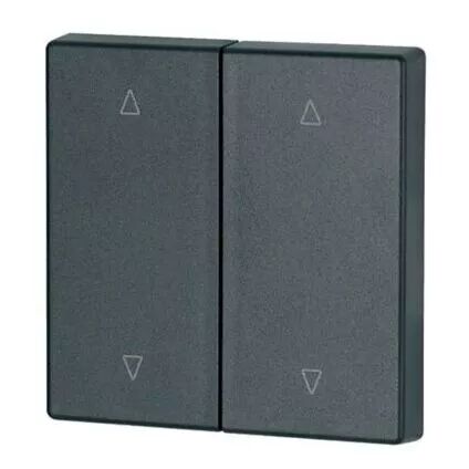 Bouton � bascule, double, anthracite, fl�ches (147620)