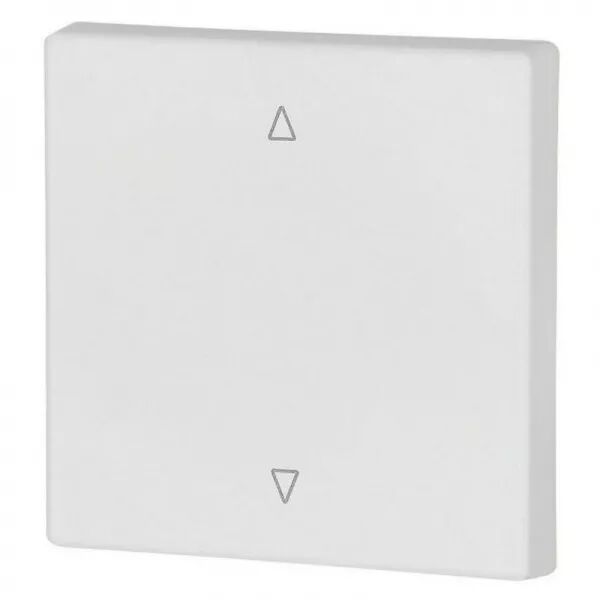 Bouton � bascule, simple, blanc, fl�ches (147613)