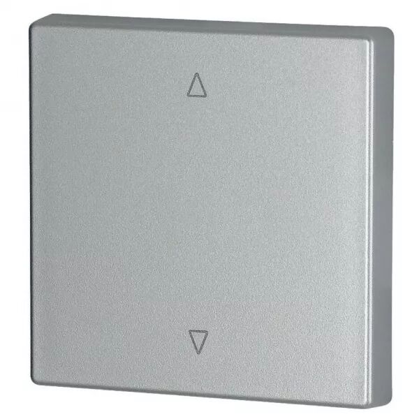Bouton � bascule, simple, couleur argent, fl�ches (147615)