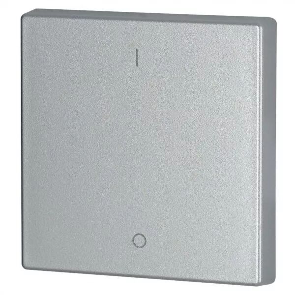 Bouton � bascule, simple, I/0, anthracite brillant (173000)