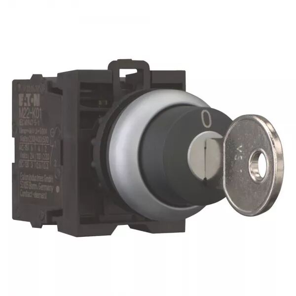 BOUTON � CL�, 1F+1O, 2 POSITIONS, FIXATION PAR L\'AVANT
