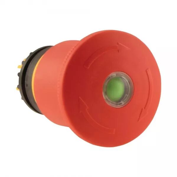 BOUTON D\'ARR�T D\'URGENCE, D=45MM, D�VERR. PAR ROTATION, INDICATEUR POSITION