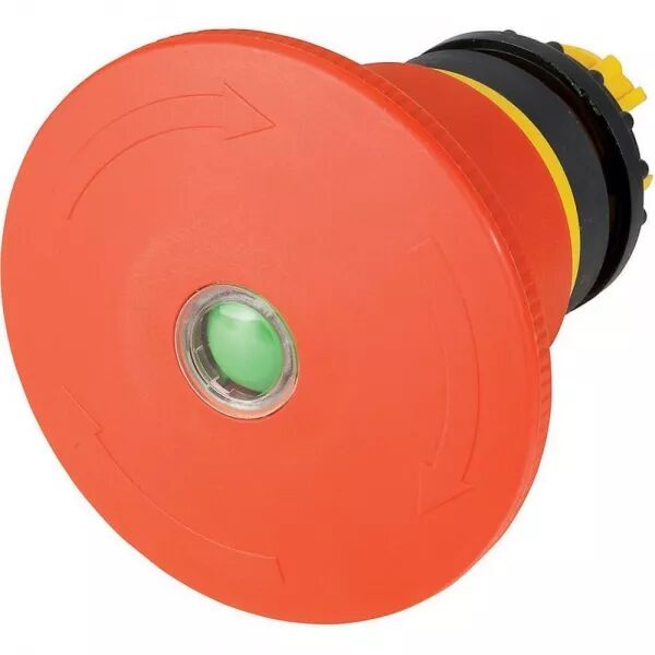 BOUTON D\'ARR�T D\'URGENCE, D=60MM, D�VERROUILLAGE PAR ROTATION, IND. DE POSITION