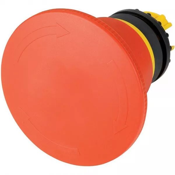 BOUTON D\'ARR�T D\'URGENCE, D=60MM, NON LUMINEUX, D�VERROUILLAGE PAR ROTATION