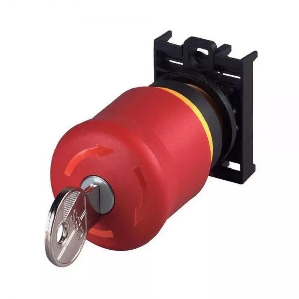 BOUTON D\'ARR�T D\'URGENCE � CL�, 1 O, FIXATION PAR L\'AVANT