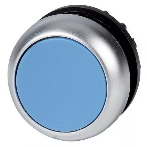 Bouton-poussoir, affleurants, bleu, � accrochage (216623)