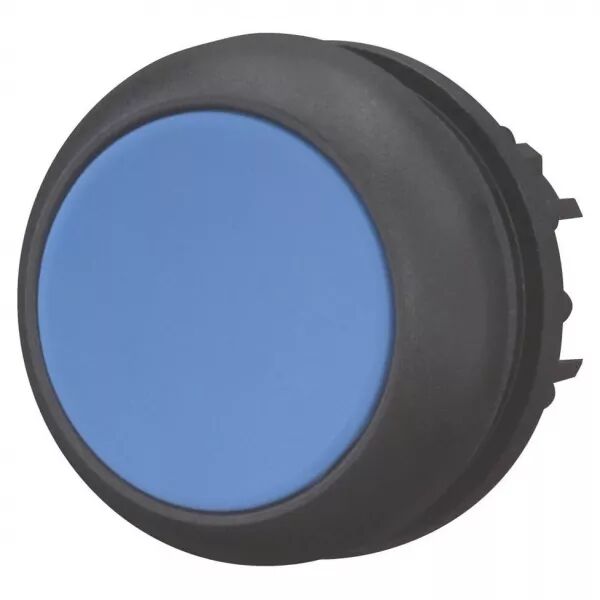 Bouton-poussoir, affleurants, bleu, � accrochage (216624)