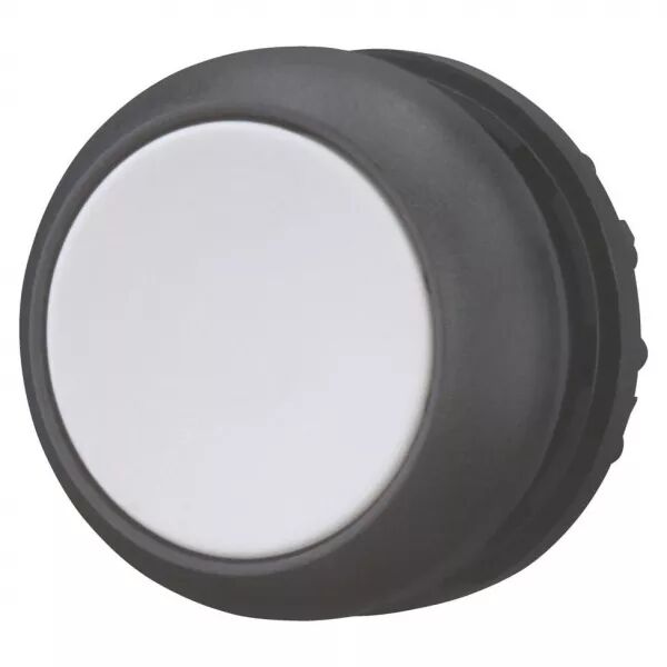 Bouton-poussoir, plat, gris, � rappel (132672)