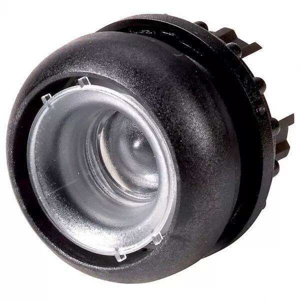 Bouton-poussoir, plat, sans �tiquette, � rappel (216604)