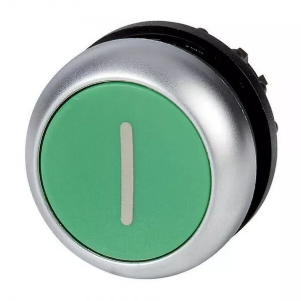 BOUTON-POUSSOIR, PLAT, VERT I, � RAPPEL