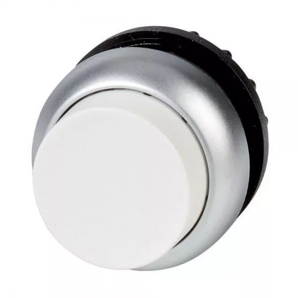 BOUTON-POUSSOIR, SAILLANT, BLANC, � RAPPEL