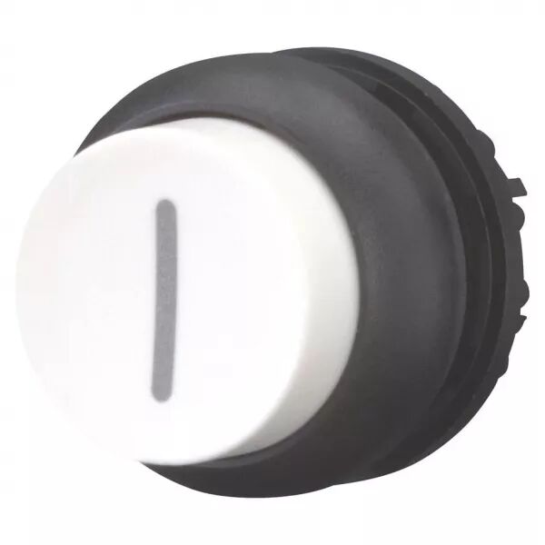 Bouton-poussoir, saillant, blanc I, � accrochage (216682)