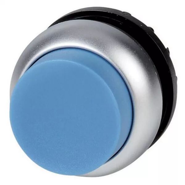 Bouton-poussoir, saillant, bleu, � accrochage (216673)