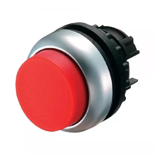 BOUTON-POUSSOIR, SAILLANT, ROUGE, � RAPPEL