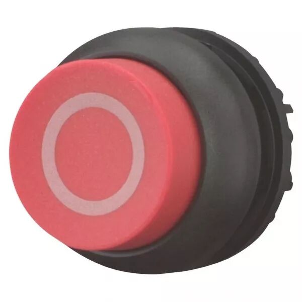 Bouton-poussoir, saillant, rouge 0, � accrochage (216676)
