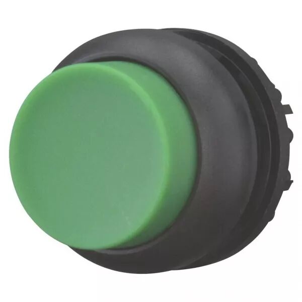 Bouton-poussoir, saillant, vert, � accrochage (216670)