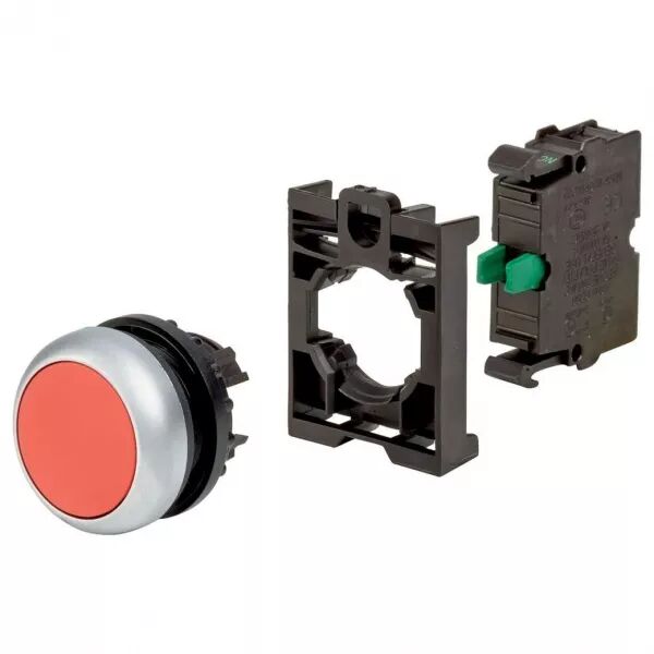 Bouton-poussoir 1 contact � fermeture, appareil complet (110935)