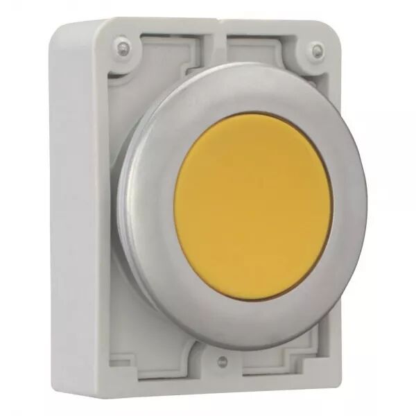 BOUTON POUSSOIR 30MM,FLUSH, A RAPPEL,BLANC, SANS INSCRIPTION