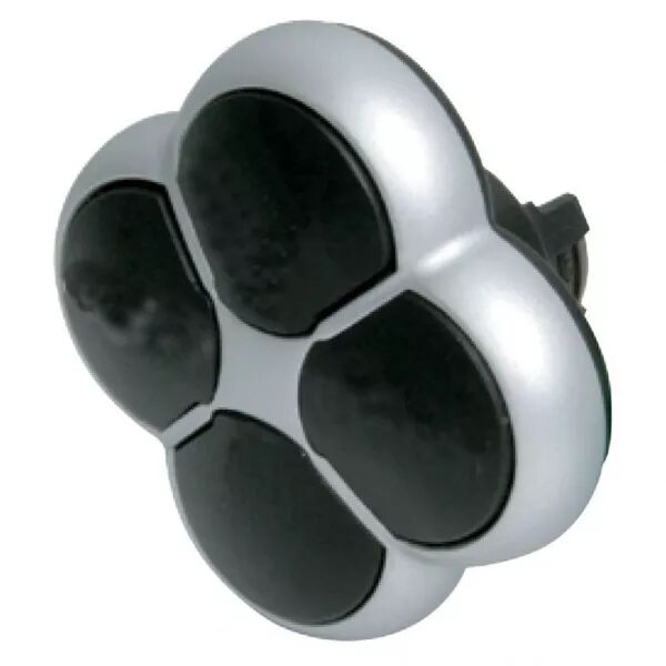 Bouton-poussoir 4 positions, noir, � rappel, titan (279411)