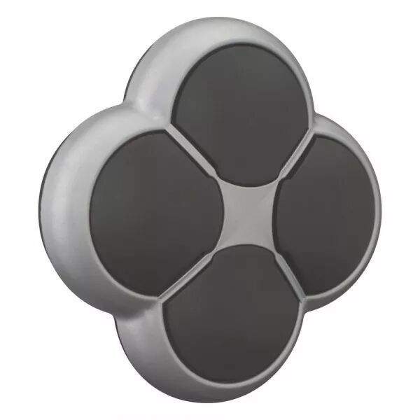 BOUTON-POUSSOIR 4 POSITIONS, NOIR, � RAPPEL, TITAN