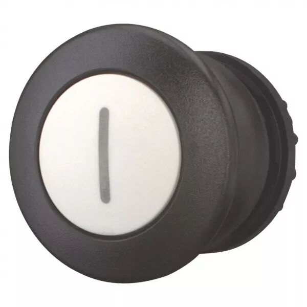 Bouton-poussoir coup de poing, blanc I, � rappel (216727)