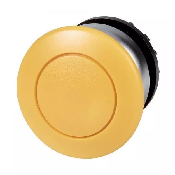 BOUTON-POUSSOIR COUP DE POING, JAUNE, � ACCROCHAGE