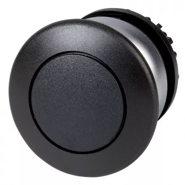 Bouton-poussoir coup de poing, noir, � accrochage (216743)