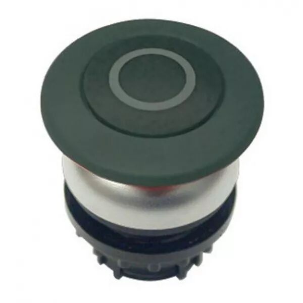Bouton-poussoir coup de poing, noir 0, � accrochage (216755)