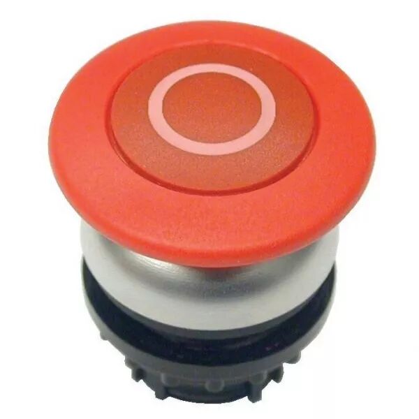 Bouton-poussoir coup de poing, rouge 0, � accrochage (216751)