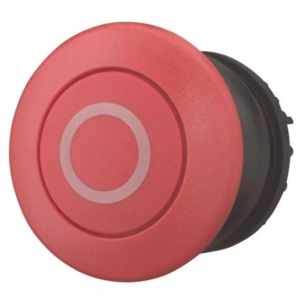 Bouton-poussoir coup de poing, rouge 0, � accrochage (216752)