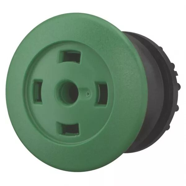 Bouton-poussoir coup de poing, vert, sans verrine, � accrochage (216767)