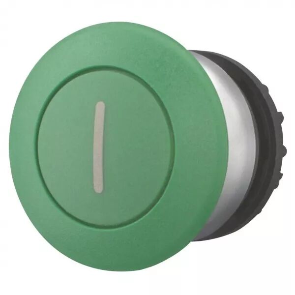 Bouton-poussoir coup de poing, vert I, � accrochage (216753)