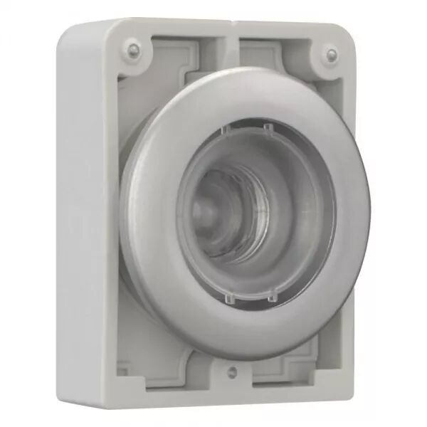 BOUTON POUSSOIR LUMINEUX, 30MM, FLUSH, A RAPPEL,SANS �TIQUETTE