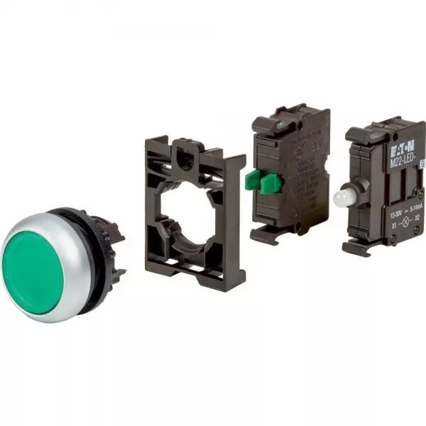 BOUTON-POUSSOIR LUMINEUX, APPAREIL COMPLET